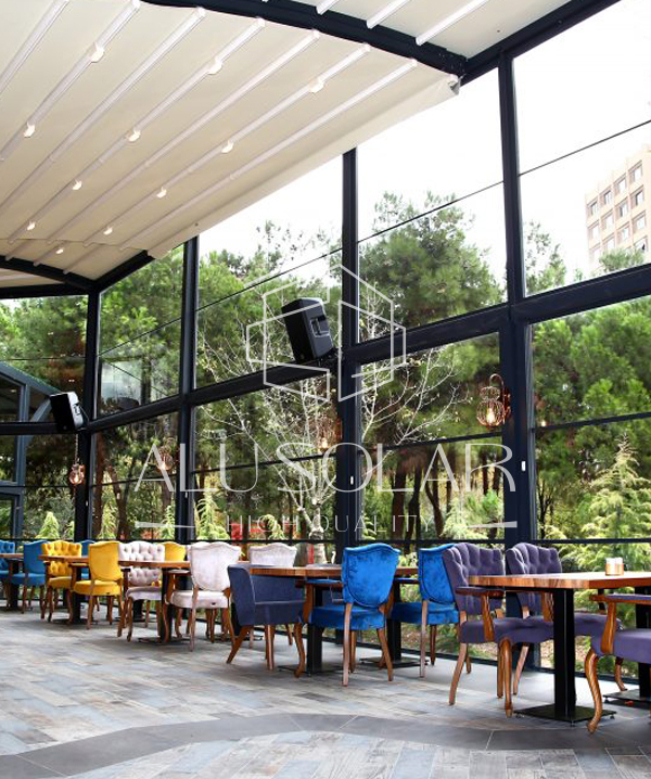 Système de verre Guillotine